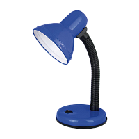 Светильник настольный Ultraflash UF-301 60W 230V E27 на основании синий (1/20)