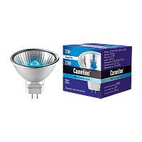 Лампа галогенная Camelion MR16 GU5.3 35W 3500К 220-240V софит 50мм прозрачная (1/10/200)