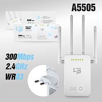 Усилитель сигнала Wi-Fi LP-LINK WR03 220V 300Мбит/с 802.11B белый