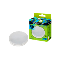 Лампа светодиодная Ergolux GX53 12W 4500К 180-240V таблетка (1/10/100)