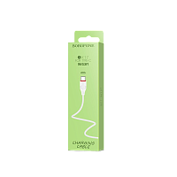 Кабель Borofone BX17 USB (m)-Type-C (m) 1м 3.0A ПВХ белый (1/648)