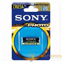 Батарейка Sony CR123A BL1 Lithium 3V (1/10/80/5760)  | Ab-Batteries | Элементы питания и аксессуары для сотовых оптом