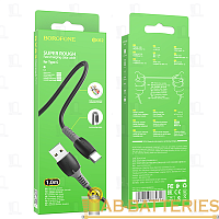 Кабель Borofone BX62 Lightning (m)-Type-C (m) 1.0м TPE черный (1/360)