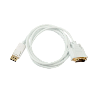 Кабель Atcom AT9503 DVI-D 25 (m)-DVI-D 25 (m) 1.8м ПВХ белый в пакете (1/100)