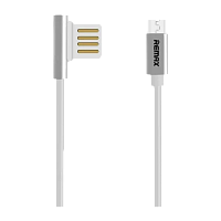 Кабель Remax RC-054m Emperor USB (m)-microUSB (m) 1м серебряный