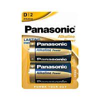 Батарейка Panasonic PRO Power LR20 D BL2 Alkaline 1.5V (2/24) 