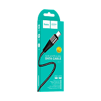 Кабель HOCO X57 USB (m)-Type-C (m) 1м 3.0A нейлон черный (1/33/330)
