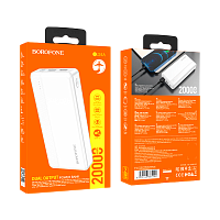 Внешний аккумулятор Borofone BJ24A 20000mAh 2.0A Micro/Type-C белый (1/29)