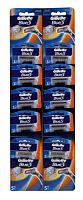 Бритва одноразовая Gillette "BLUE3" 3 лезвия 10шт. на карте (10/120) 