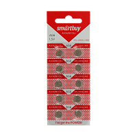 Батарейка Smartbuy G6/LR920/LR69/371A/171 BL10 Alkaline 1.5V (10/100/2000) 