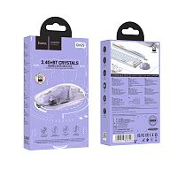 Мышь беспроводная HOCO GM29 классическая USB фиолетовый (1/12/120)