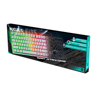 Клавиатура проводная Smartbuy 320 RUSH Nucleus игровая USB 1.5м белый (1/20) 