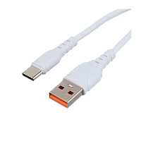 Кабель GoPower GP06T USB (m)-Type-C (m) 1.0м 2.4A ПВХ белый (1/200/800)