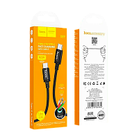 Кабель HOCO X89 Type-C (m)-Type-C (m) 1м 3.0A 60W нейлон черный (1/420)