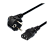 Кабель питания GoPower евровилка CEE 7/7-C13 (f) 1.8м ПВХ 0.75мм черный (1/10/160)