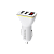 Автомобильное З/У Borofone BZ11 2USB 2.1A дисплей белый (1/42/168)