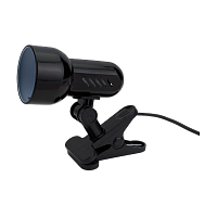 Светильник настольный Ultraflash UF-381 40W 230V E27 прищепка ЛОН черный (1/40)