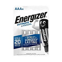 Батарейка Energizer Ultimate FR03 AAA BL4 Lithium 1.5V (4/48)