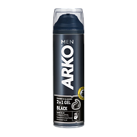 Гель для бритья и умывания Arko Black 200мл (1/24)