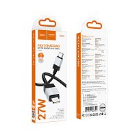 Кабель HOCO X110 Type-C (m)-Lightning (m) 1м 3.0A 27W нейлон черный (1/31/310)