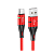 Кабель HOCO U93 USB (m)-Type-C (m) 1.2м 2.4A нейлон красный (1/22/220)