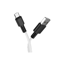 Кабель HOCO X29 USB (m)-microUSB (m) 1м 2.0A TPE белый (1/33/330)