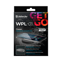 Беспроводное З/У Defender WPL-01 1.0A 5W черный (1/96)
