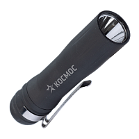 Фонарь универсальный Космос 120B 0.5W 1LED от батареек IP42 1 режим черный (1/24/144)