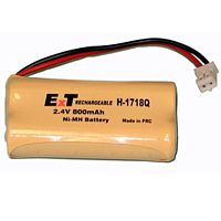 Аккумулятор для радиотелефонов ET H-1718Q Б/УП NI-MH 800mAh (1/10/600) 
