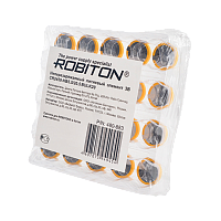 Батарейка ROBITON PROFI CR2450-HB5.5/20.5 3.0В с выводами под пайку BULK20, в упак 20 шт
