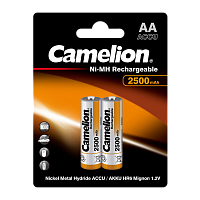 Аккумулятор бытовой Camelion HR6 AA BL2 NI-MH 2500mAh (2/24/384) 