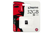 Карта памяти microSD Kingston 32GB Class4 4 МБ/сек без адаптера
