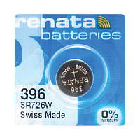 Батарейка Renata 396 (SR726W) Silver Oxide 1.55V (1/10/100) 