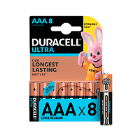 Батарейка Duracell ULTRA POWER LR03 AAA BL8 Alkaline 1.5V (8/80/60480) 