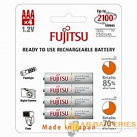 Аккумулятор профессиональный Fujitsu HR03 AAA BL4 NI-MH 800mAh (4/48/576)  | Ab-Batteries | Элементы питания и аксессуары для сотовых оптом