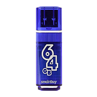 Флеш-накопитель Smartbuy Glossy 64GB USB3.0 пластик синий 