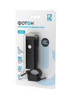 Фонарь велосипедный Фотон CL-820F 1W от батареек 3хААA 4 режима черный