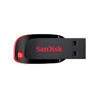 Флеш-накопитель SanDisk Cruzer Blade CZ50 32GB USB2.0 пластик черный 
