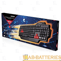 Клавиатура проводная Smartbuy 201 RUSH игровая USB 1.35м черный (1/20)