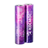 Аккумулятор Li-ion Космос 18650 SH2 15A 3000mAh б/з высокий ток (2/20/200) 