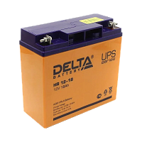 Аккумулятор свинцово-кислотный Delta HR 12-18 12V 18Ah (1/2)