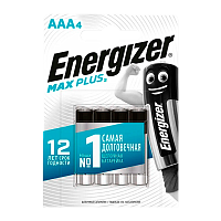 Батарейка Energizer MAX Plus LR03 AAA BL3+1 Alkaline 1.5V (4/48)