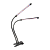 Светильник настольный Космос DESKGX2105 ФИТО 7W прищепка 3 спектра черный (1/40)