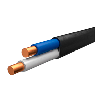 Кабель электрический Гермес ВВГ Пнг 3 х 2.5 кв.мм черный ГОСТ бухта 100м (цена за 1м.)