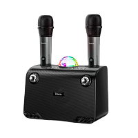 Портативная колонка HOCO BS41 Plus bluetooth 5.0 microSD караоке черный (1/6)