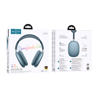 Наушники полноразмерные HOCO W65 bluetooth 5.4 с микр. синий (1/40)