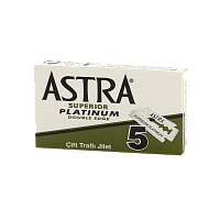 Лезвия Astra Superior PLATINUM 5шт в упаковке, цена за 1 лезвие (5/100/2000)