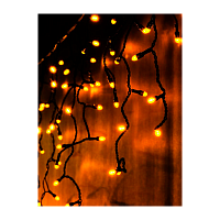 Гирлянда Без бренда OIC100LSE-Y-TI4 100LED 56 м бахрома желтый