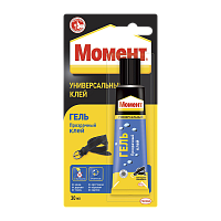 Клей Момент ГЕЛЬ 30мл универсальный BL1 (1/25)