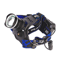 Фонарь налобный Ultraflash LED5337 5W 1LED от аккумулятора 3 режима+ZOOM черный (1/60)